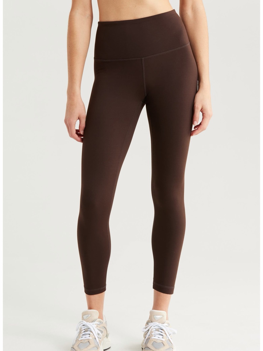 Zella Live In High Waist 7/8 Leggings Brown Mole  Size Small